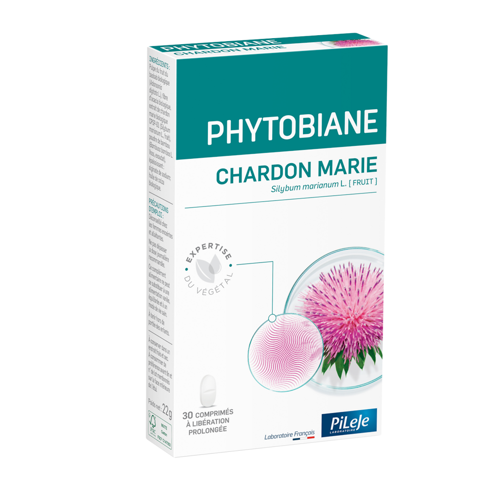Pileje Phytobiane Chardon Marie 30 comprimés
