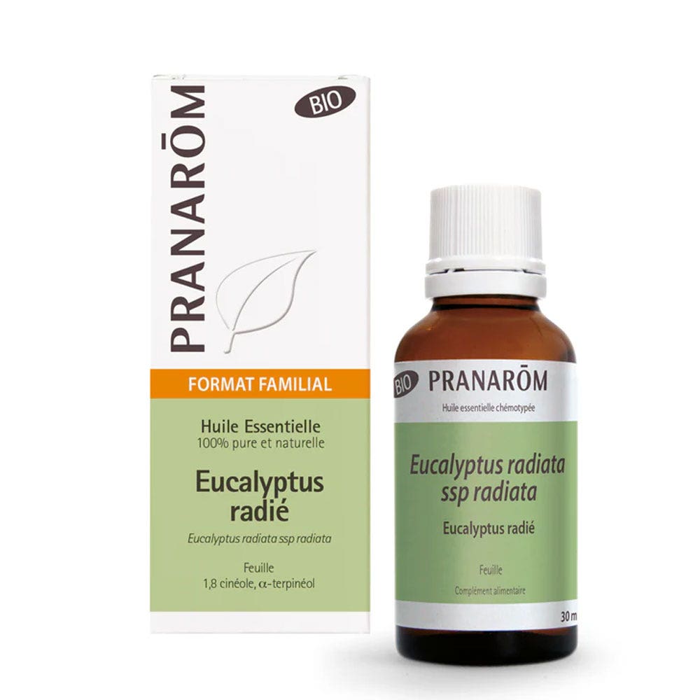 Pranarôm Les Huiles Essentielles Eucalyptus Radie Bio 30ml