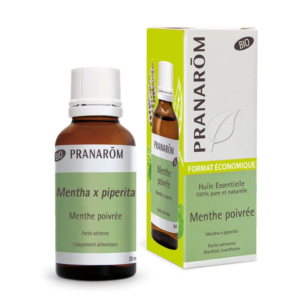 Pranarôm Les Huiles Essentielles Huile Essentielle De Menthe Poivree Bio 30ml