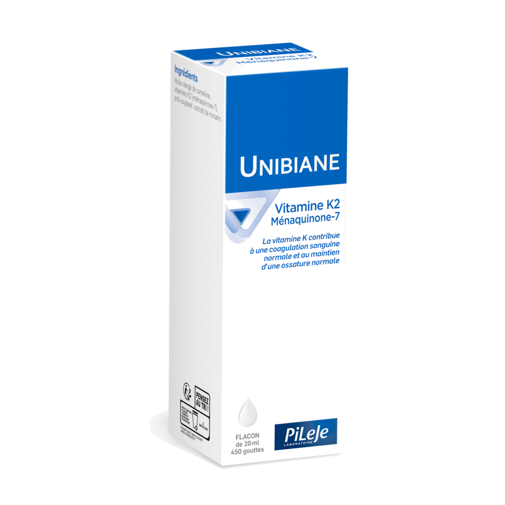 Unibiane Vitamine K2 Compte Gouttes 20ml Pileje