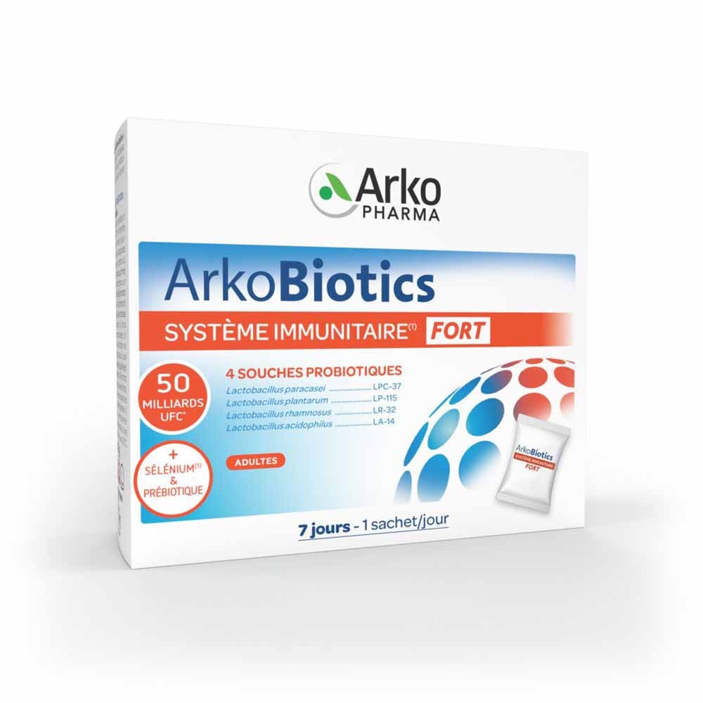 Arkopharma Arkobiotics Système Immunitaire Fort 7 Sachets