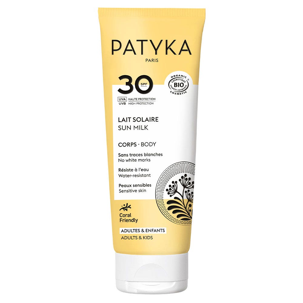 Patyka Solaire Lait Solaire SPF30 Bio 100ml