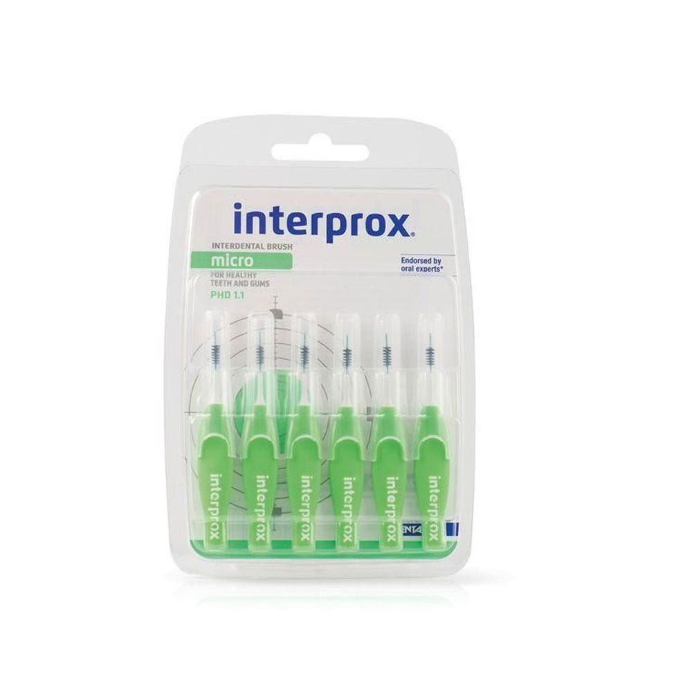Interprox Micro Brossettes Interdentaires 1,1mm x6