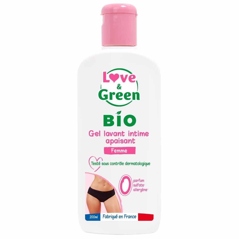 Gel lavant intime 200ml Apaisant Love&Green