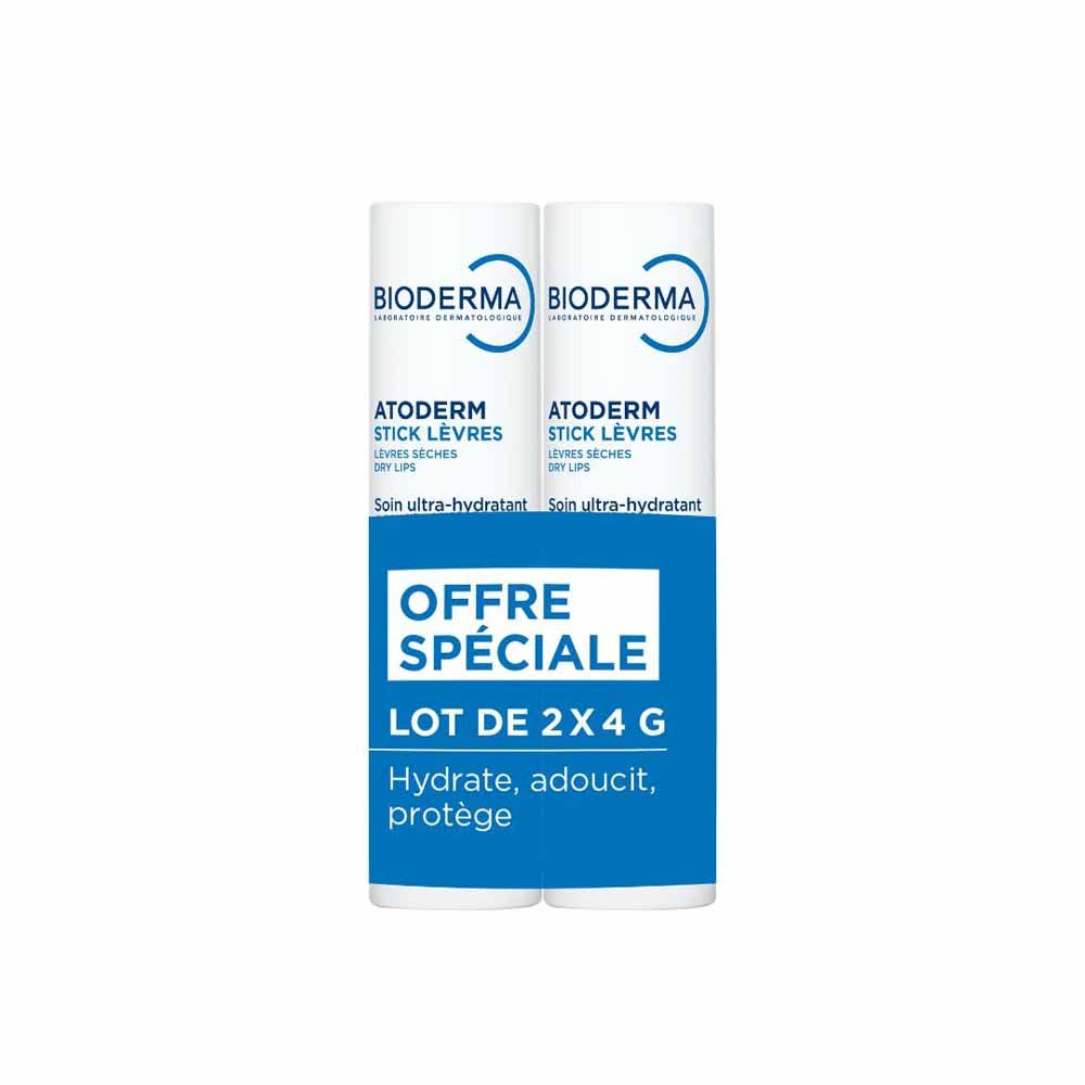 Bioderma Atoderm Sticks Lèvres Ultra-Hydratant 2x4g