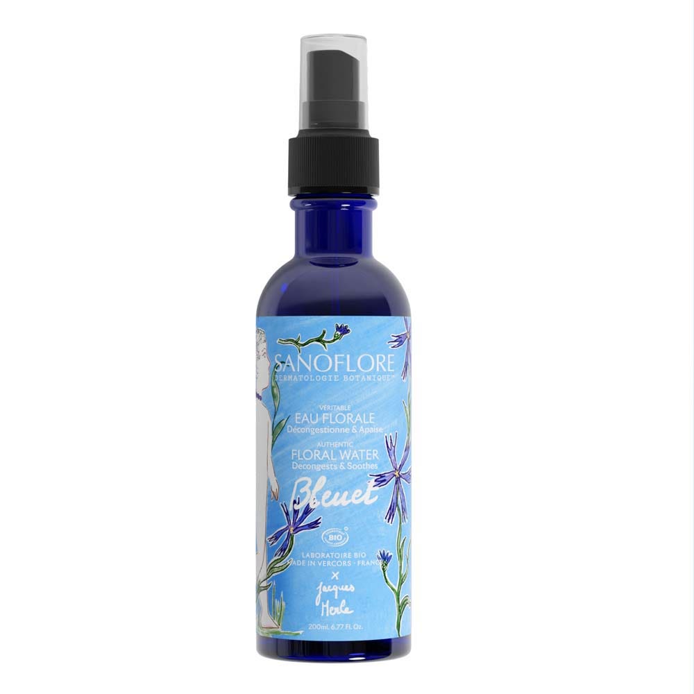 Sanoflore Eaux Florales Bleuet Bio Décongestionne & Apaise 200ml