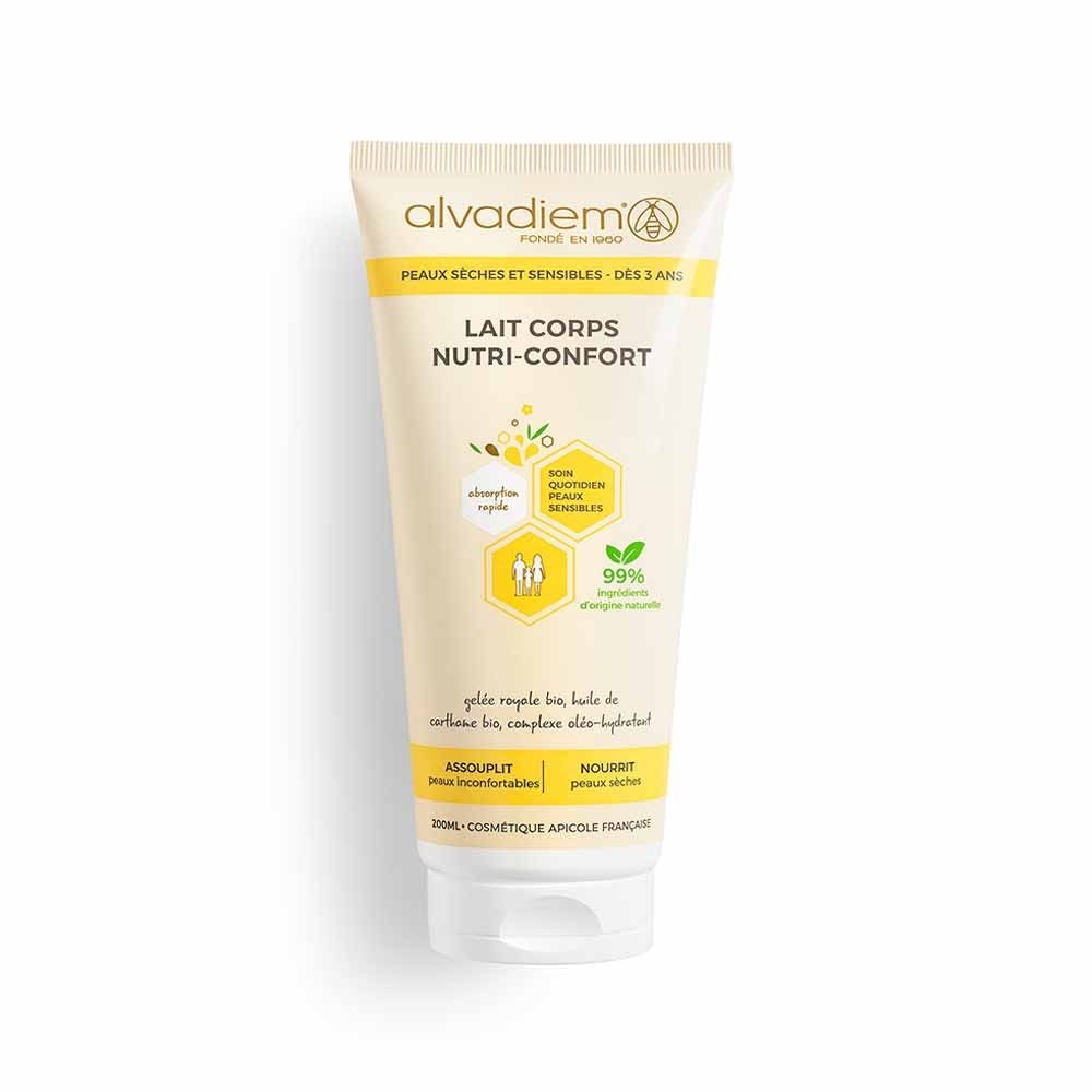 Alvadiem Lait Corps Nutri-Confort Peaux seches et sensibles 200ml