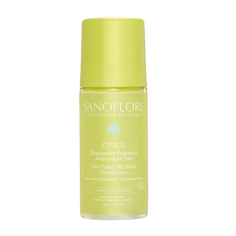 Sanoflore Deodorants Roll-on Citrus Fraîcheur Anti-Traces 24h Bio 50ml