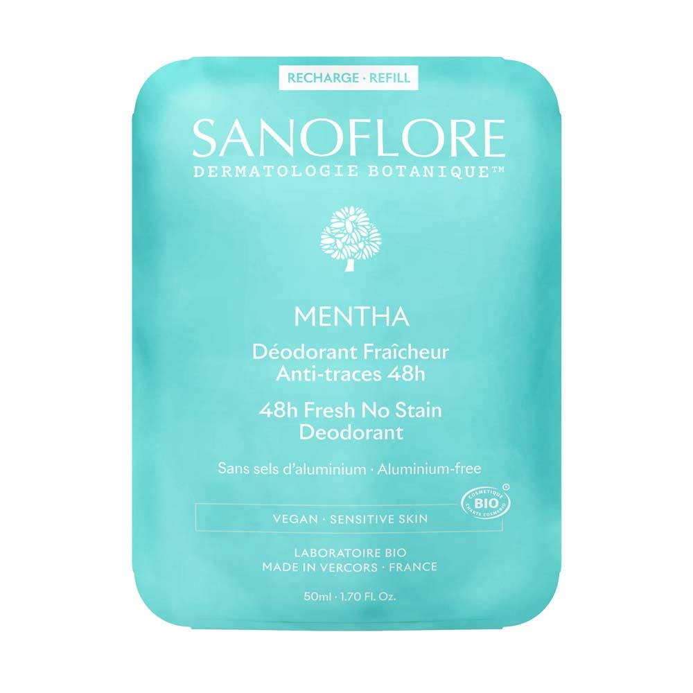 Sanoflore Recharge déodorant 48h Menthe 50ml