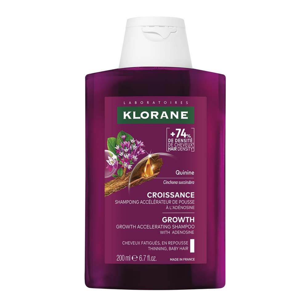 Klorane Quinine Croissance Shampoing Accélérateur de Pousse 200ml