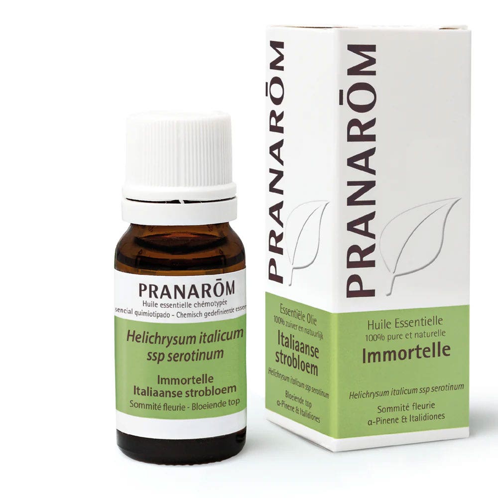 Pranarôm Les Huiles Essentielles Huile Essentielle D'immortelle Hélicryse italienne Sommité fleurie 10ml