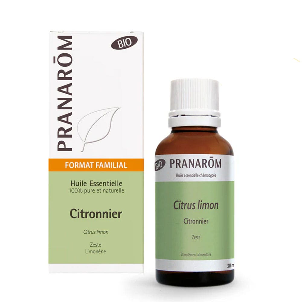 Pranarôm Les Huiles Essentielles Huile Essentielle De Citronnier Bio 30ml