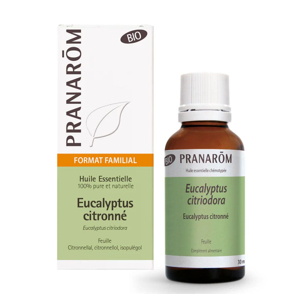 Pranarôm Les Huiles Essentielles Huile Essentielle D'eucalyptus Citronne Bio 30ml