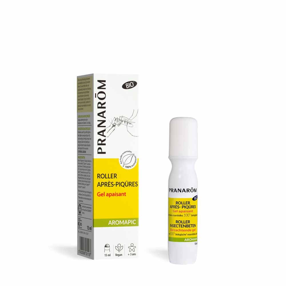 Pranarôm Aromapic Roller Gel Apaisant Piqures Bio (eco) Nouvelle Formule 15 ml