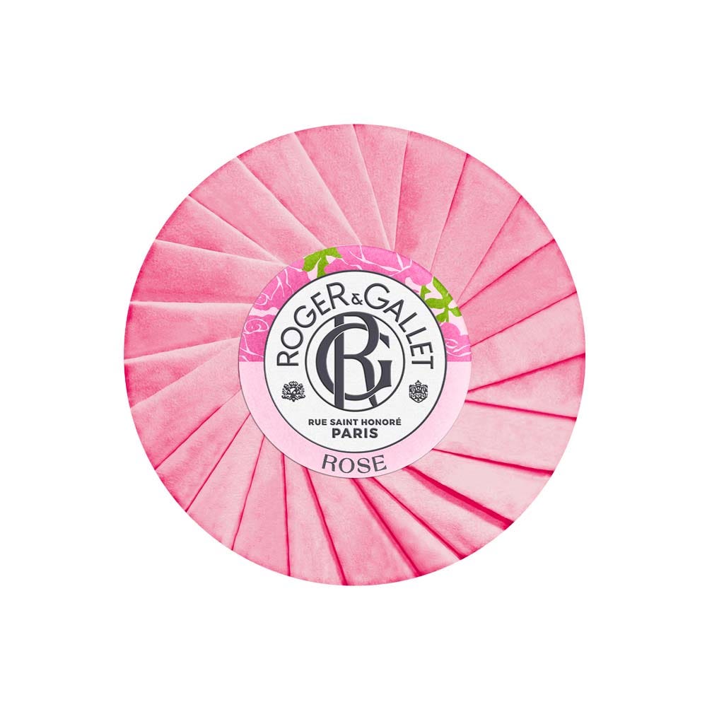 Roger & Gallet Rose Savon Bienfaisant Base Végétale 100 g