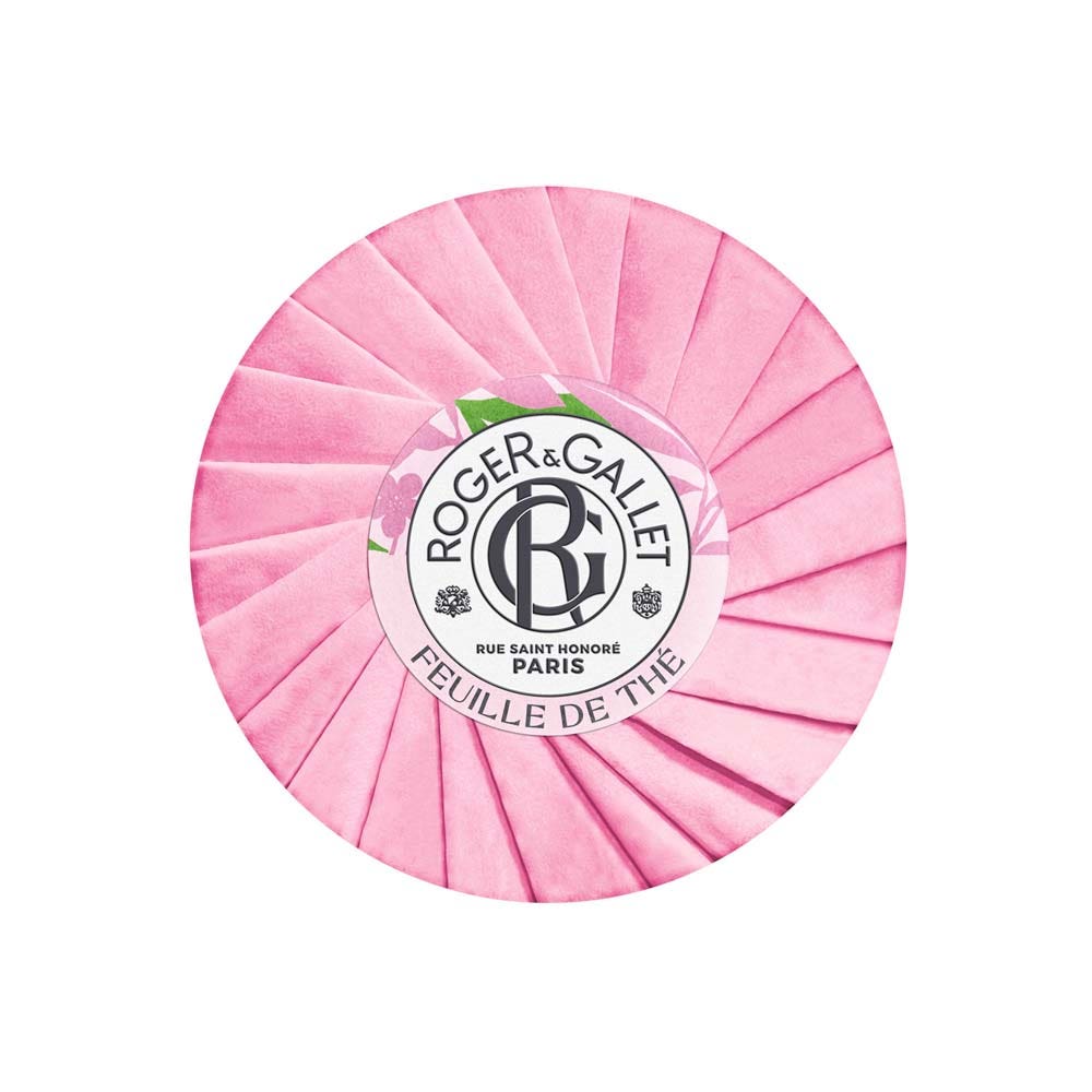 Roger & Gallet Feuille de Thé Savon Bienfaisant Base Végétale 100 g