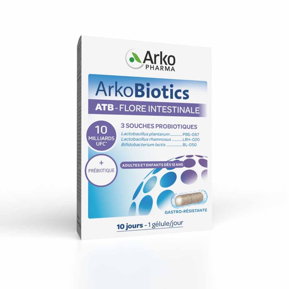 Arkopharma Arkobiotics ATB-Flore Intestinale 10 gélules