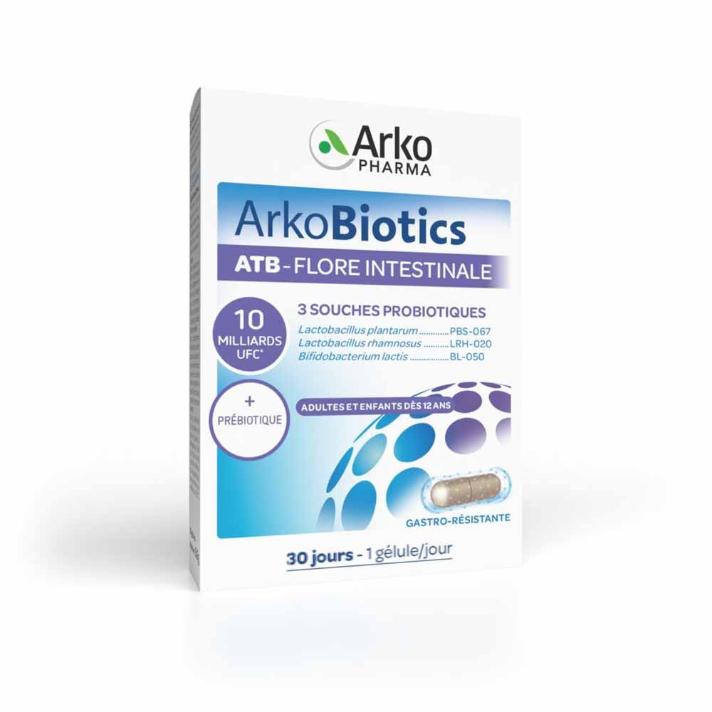 Arkopharma Arkobiotics ATB-Flore Intestinale 30 gélules