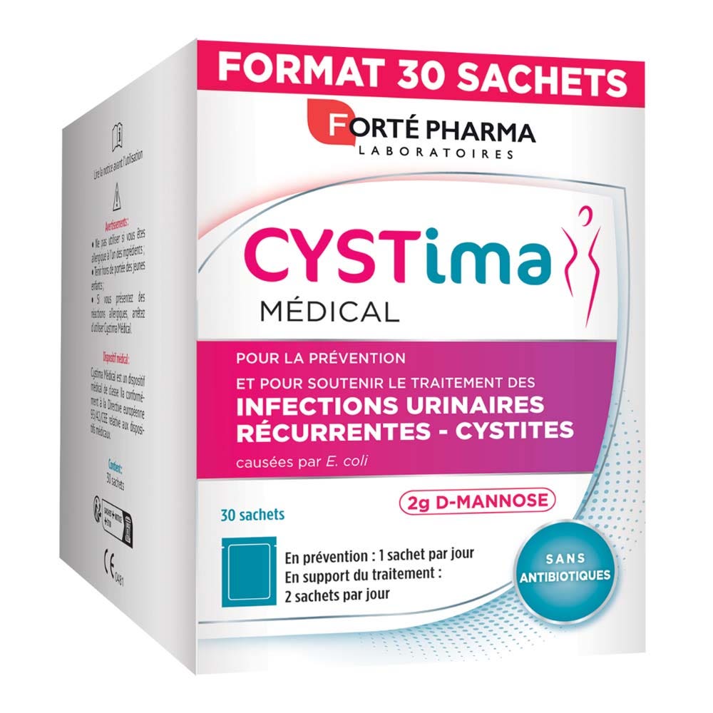 Forté Pharma Cystima Infections Urinaires D-Mannose 30 sachets