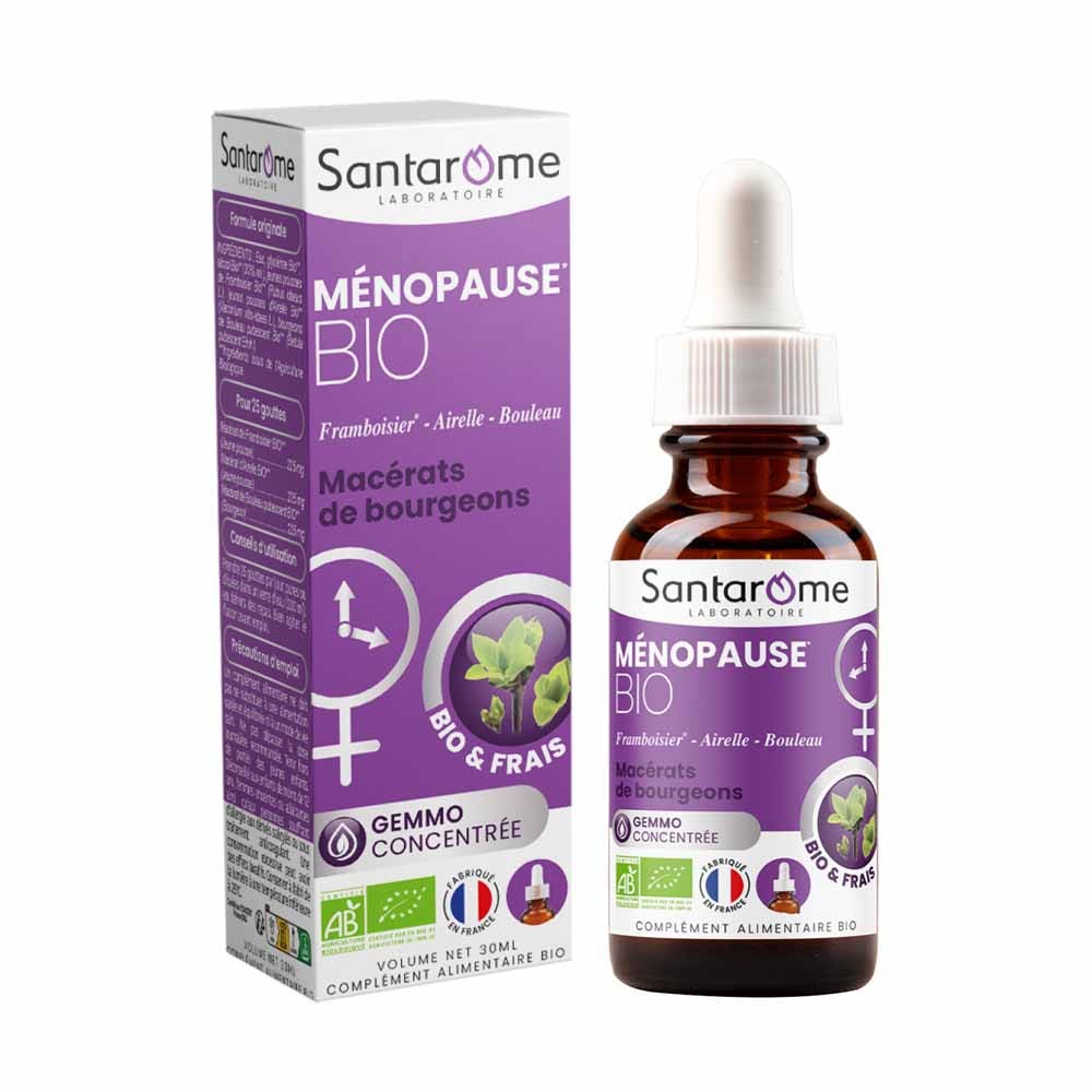 Santarome Gemmo Tri Complexe de Bourgeons Ménopause Gémmothérapie 30ml