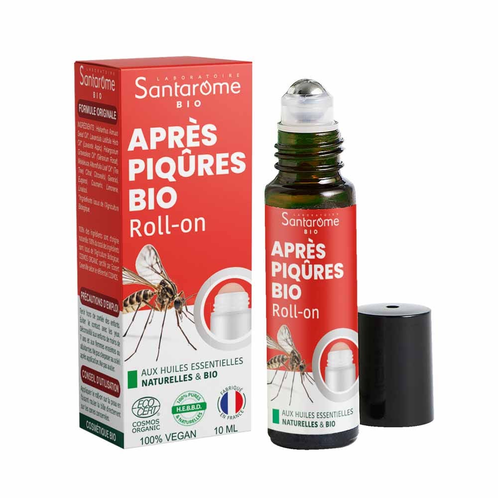 Santarome Roll-On Après Piqûres Bio Aux Huiles Essentielles 10ml