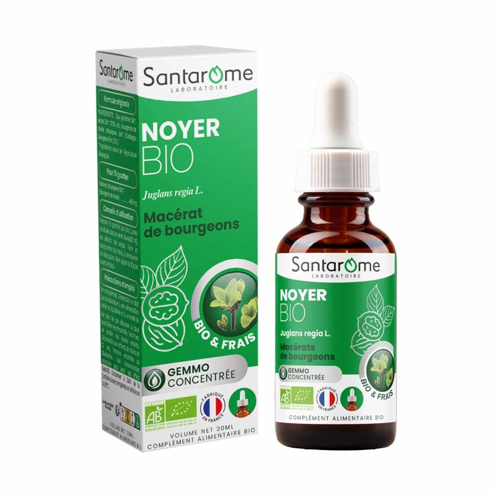 Santarome Gemmo Noyer Bio Macérat de bougeons 30ml