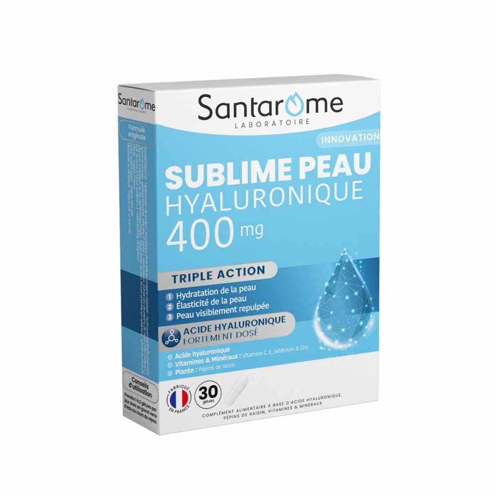 Santarome Sublime Peau Hyaluronique 400mg 30 Gélules