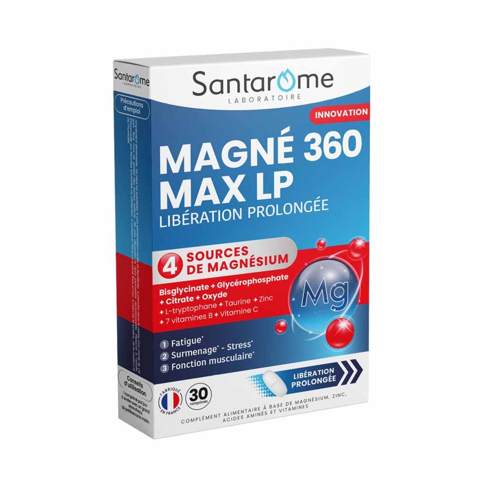 Santarome Magné 360 Max LP 30 comprimés