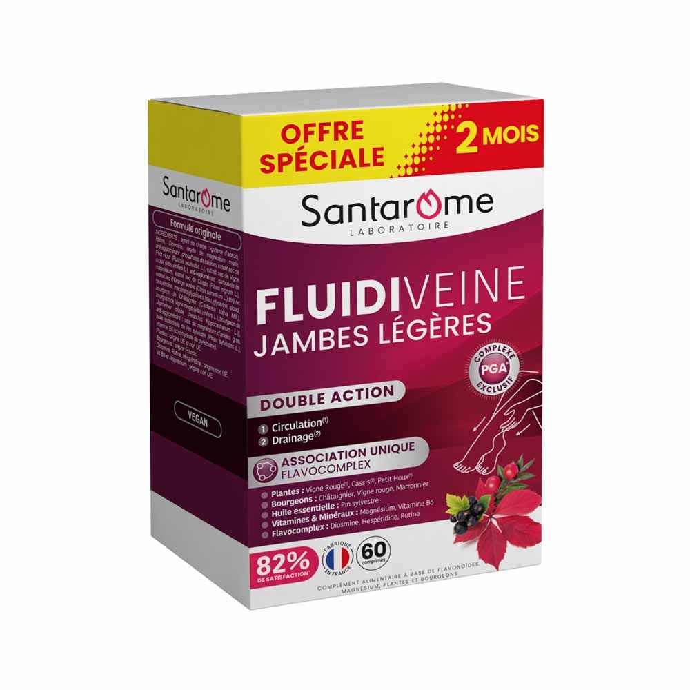 Santarome Fluidiveine Jambes Légères 60 comprimés