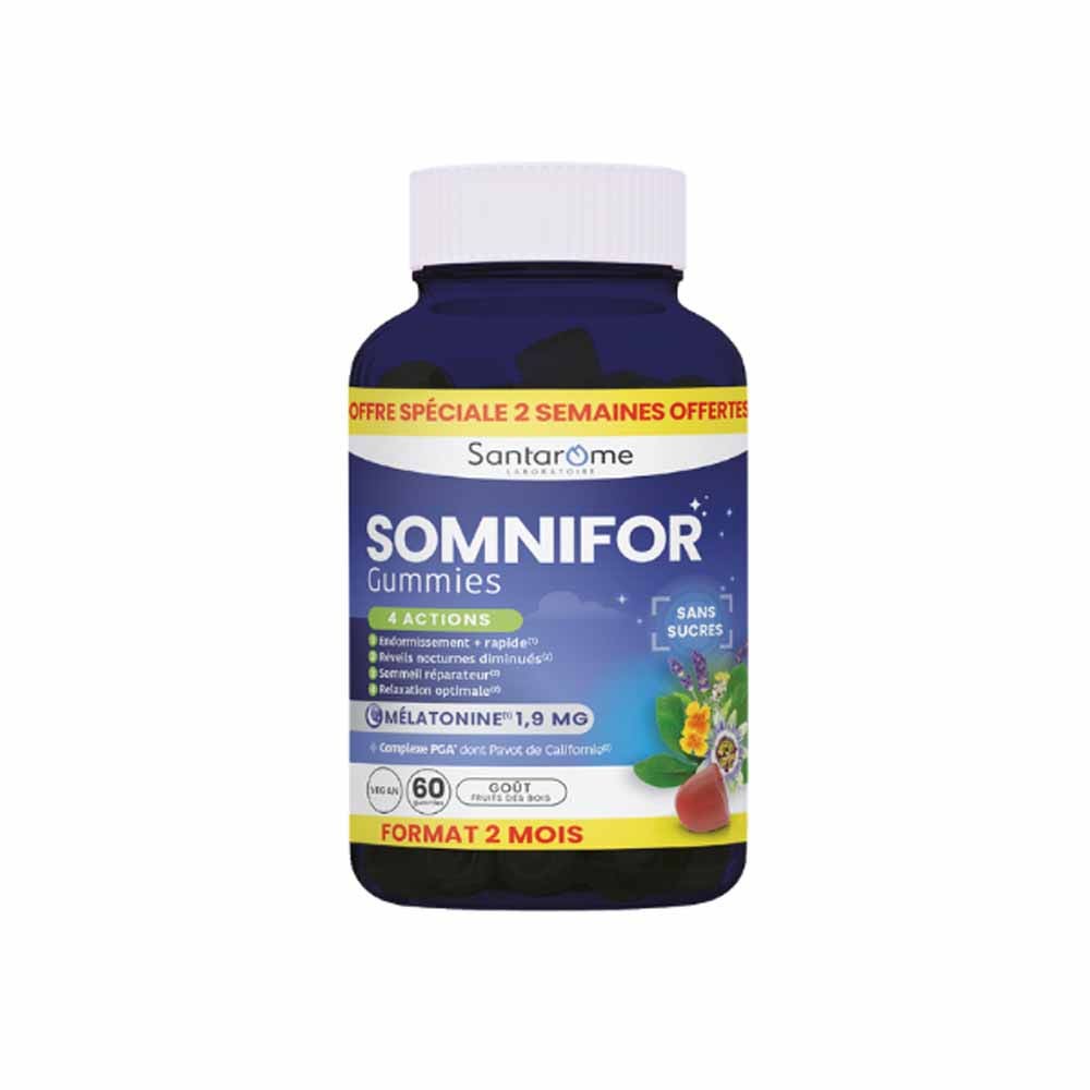 Santarome Somnifor Gummies Mélatonine 1,9mg 60 gummies