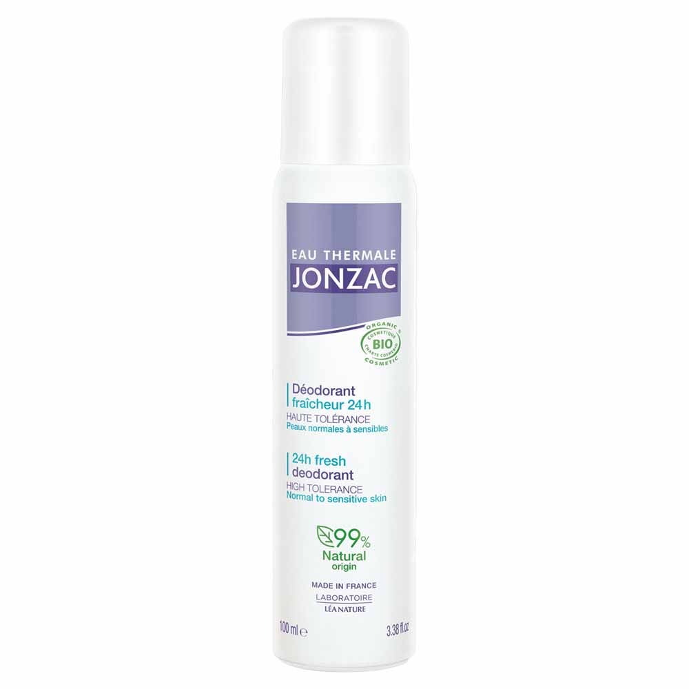Eau thermale Jonzac Déodorant fraîcheur 24h haute tolérance 100ml