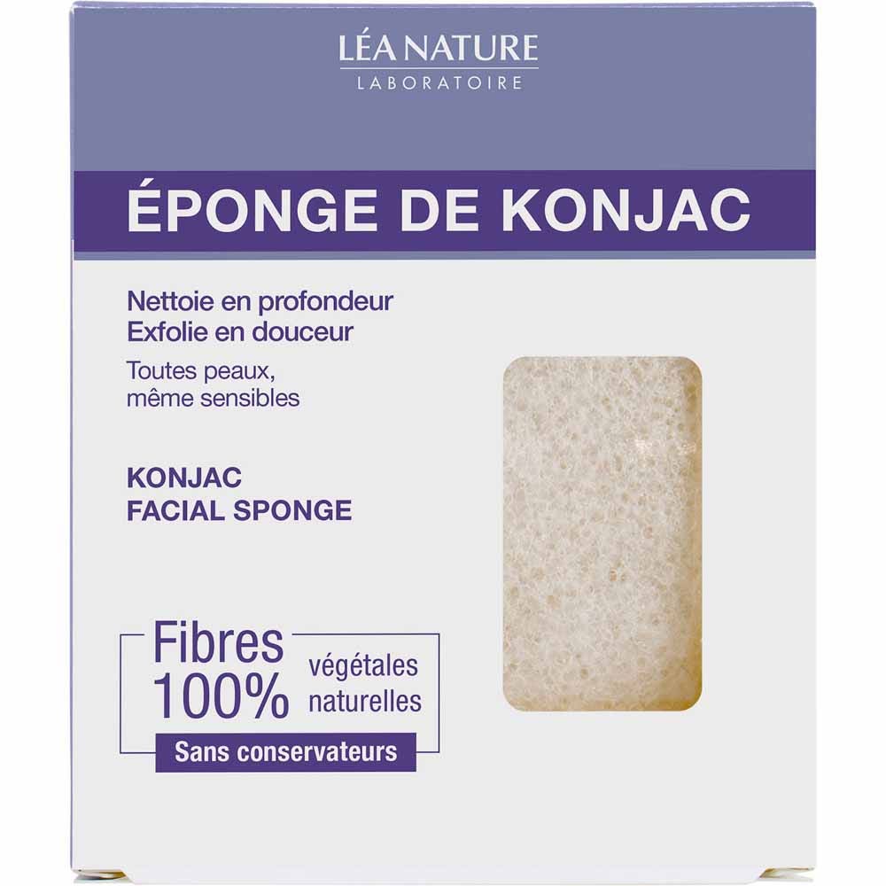 Éponge Konjac 100% Naturelle à La Fleur De Cerisier - Pour Peaux Sensibles, Douce Exfoliation - Feel Natural