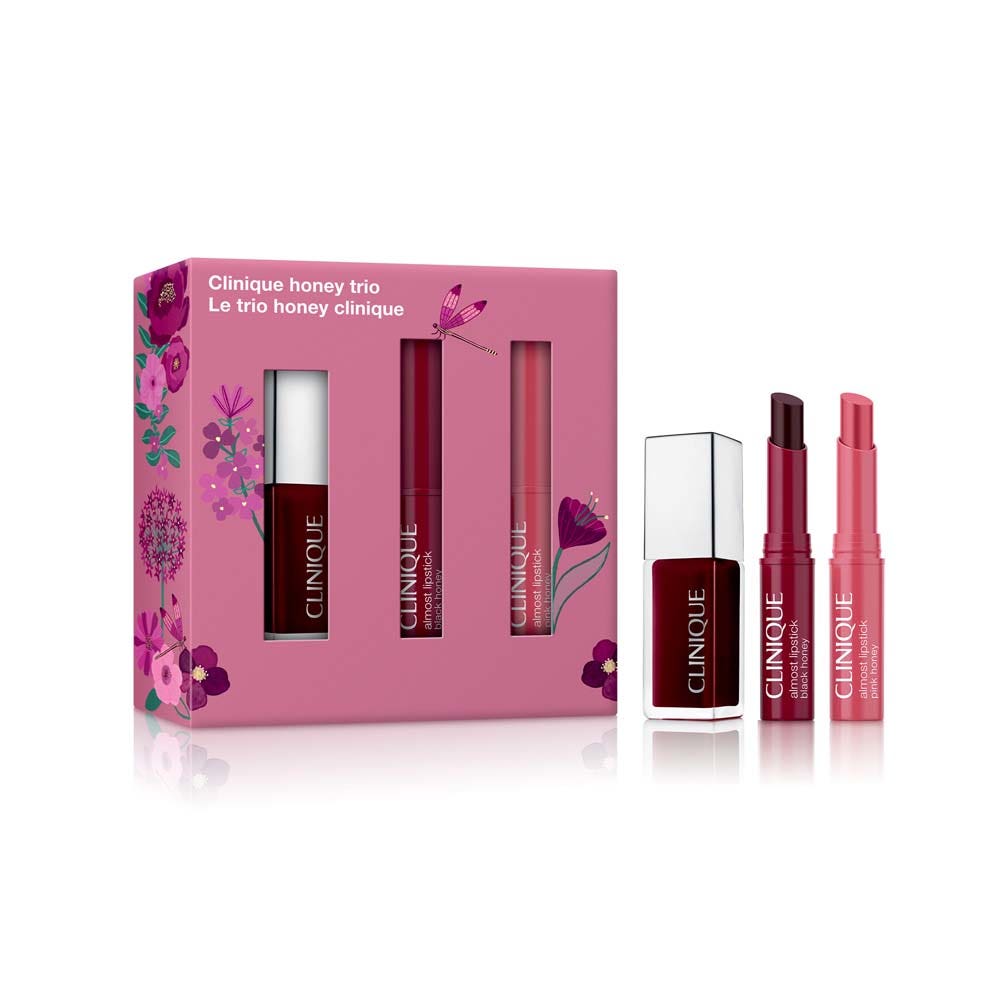 Clinique Pop Coffret Trio Lèvres Honey Collection