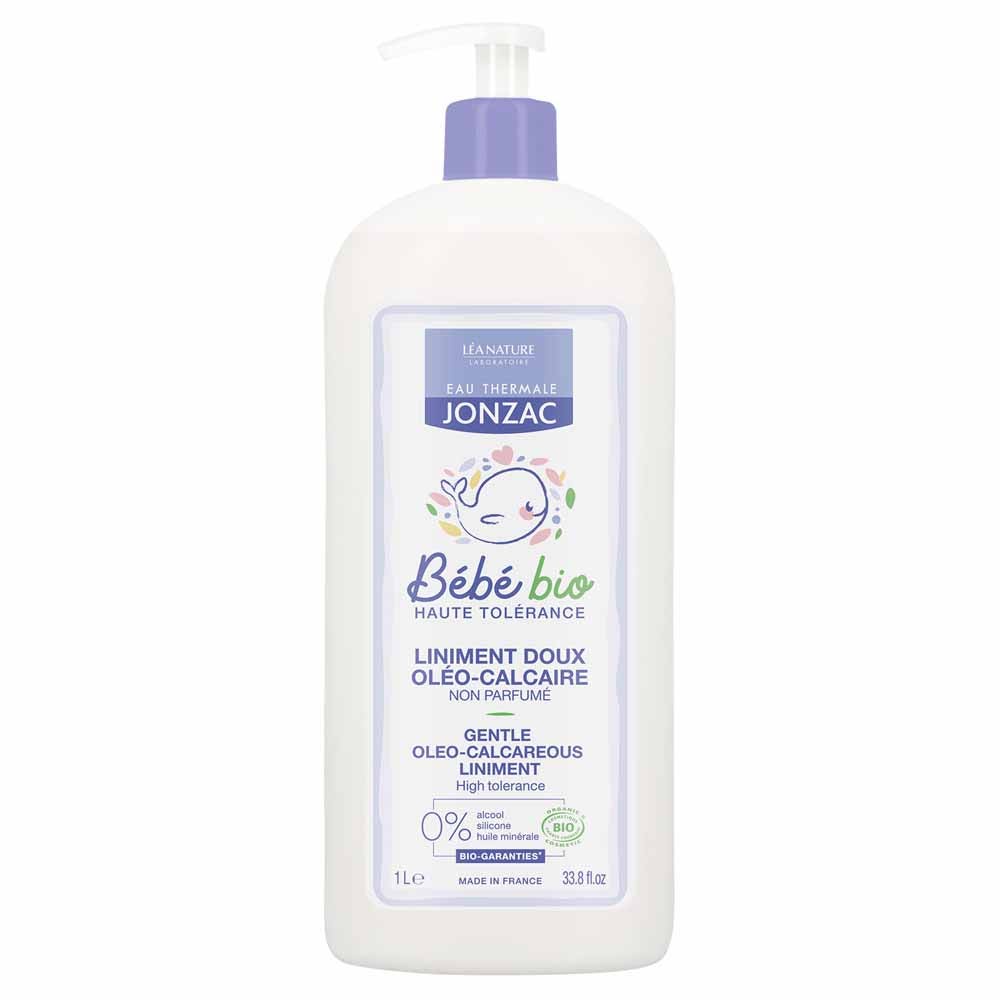 Eau thermale Jonzac Bébé Liniment Doux Oleo Calcaire Special Siege Bio Bebe 1L