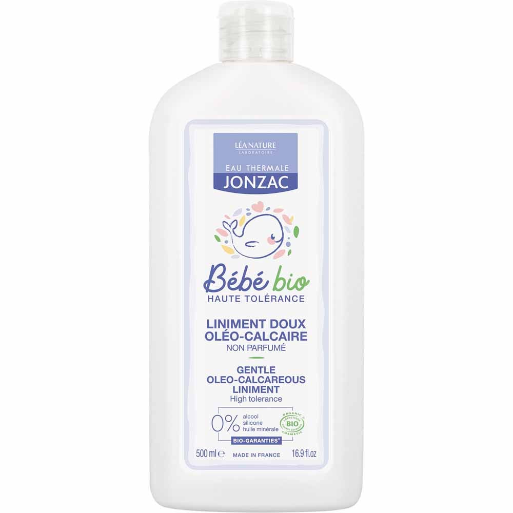 Eau thermale Jonzac Bébé Liniment Doux Oleo Calcaire Special Siege Bio Bebe 500ml