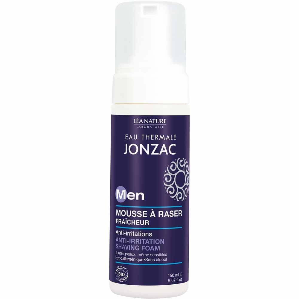 Eau thermale Jonzac Homme Mousse A Raser Anti-irritation Bio Men 150ml