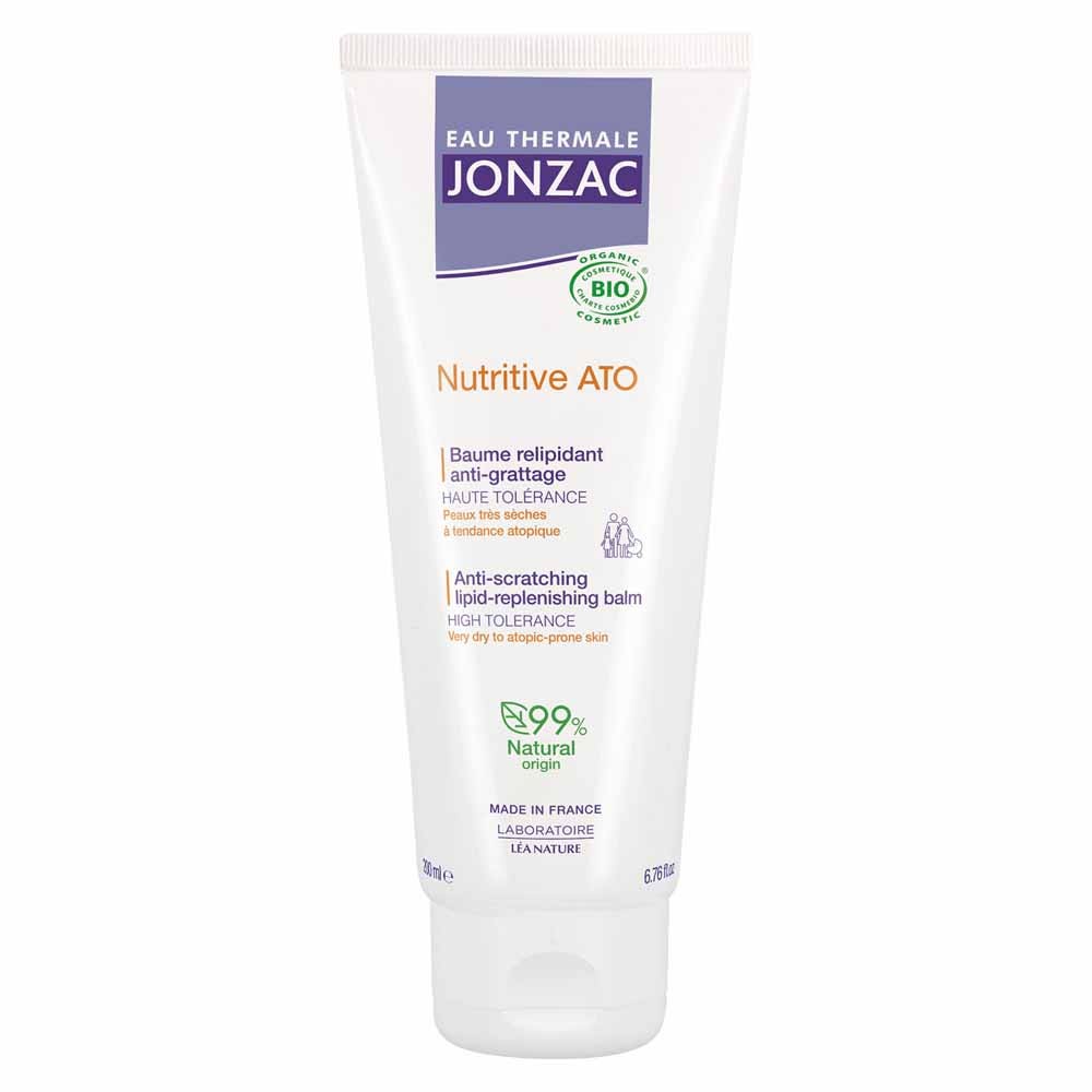 Eau thermale Jonzac Nutritive ATO+ Baume Relipidant Intensif AP+ Peaux très sèches à tendance atopique 200ml