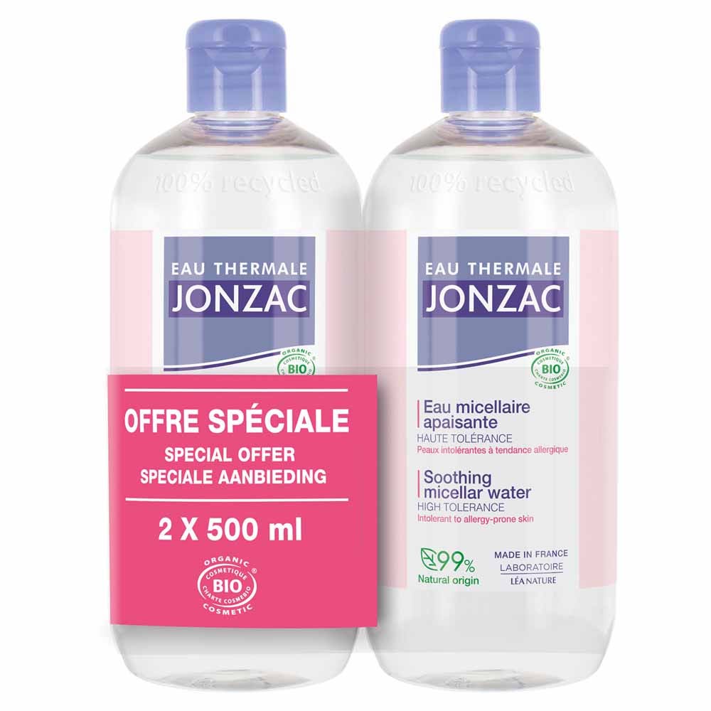 Eau thermale Jonzac Reactive Control Eau Micellaire Apaisante Bio Peaux Sensibles 1L