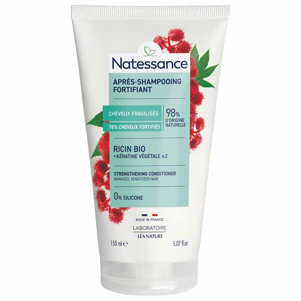 Natessance Capillaires Après-Shampooing Fortifiant Ricin Bio 150ml