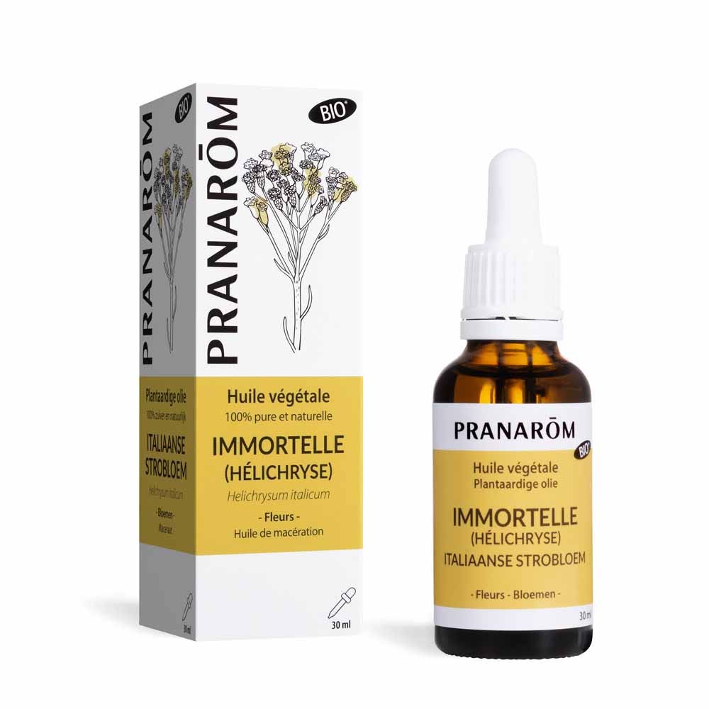 Pranarôm Huile Végétale Immortelle Hélichryse Bio 30ml