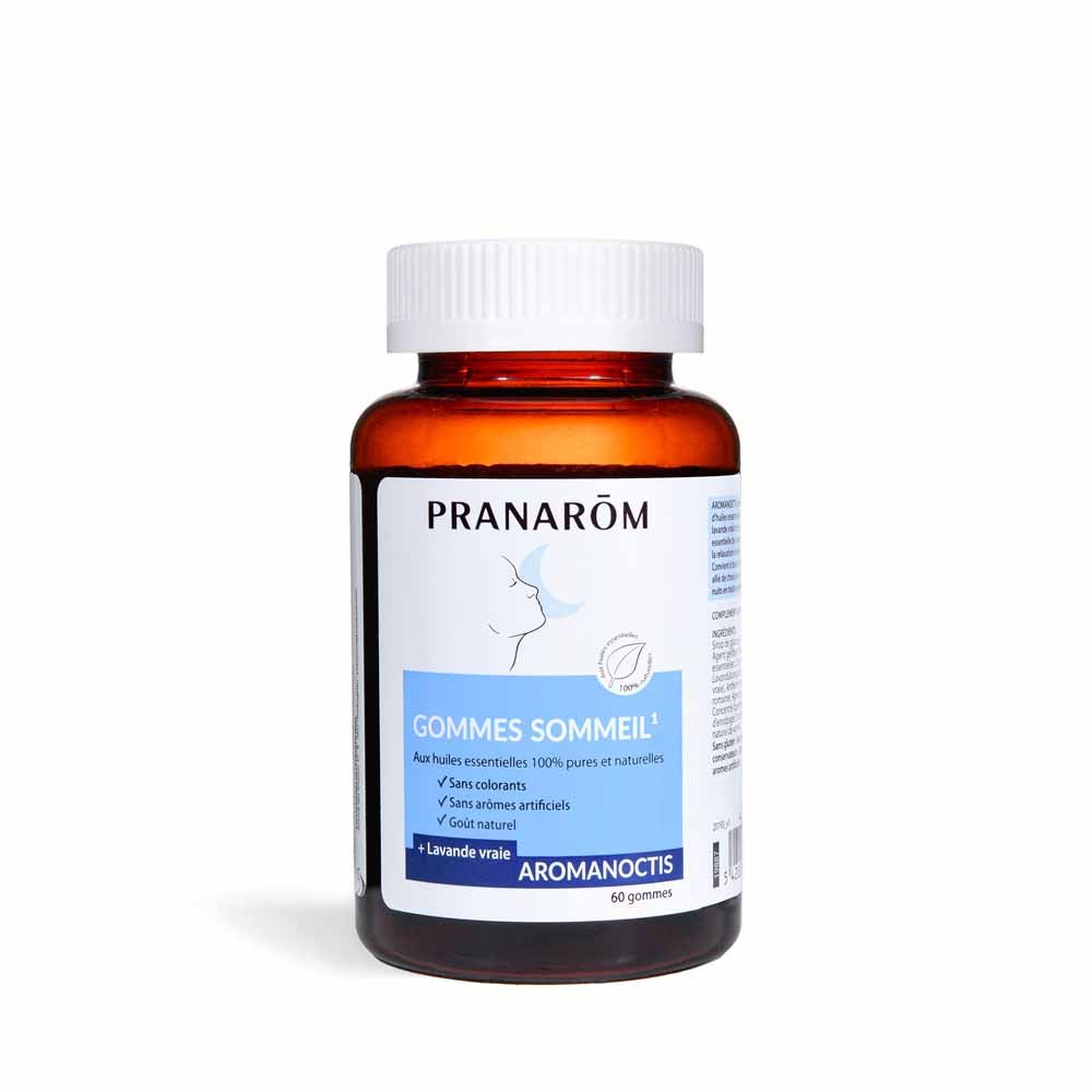 Pranarôm Aromanoctis Gommes Sommeil aux huiles essentielles x60