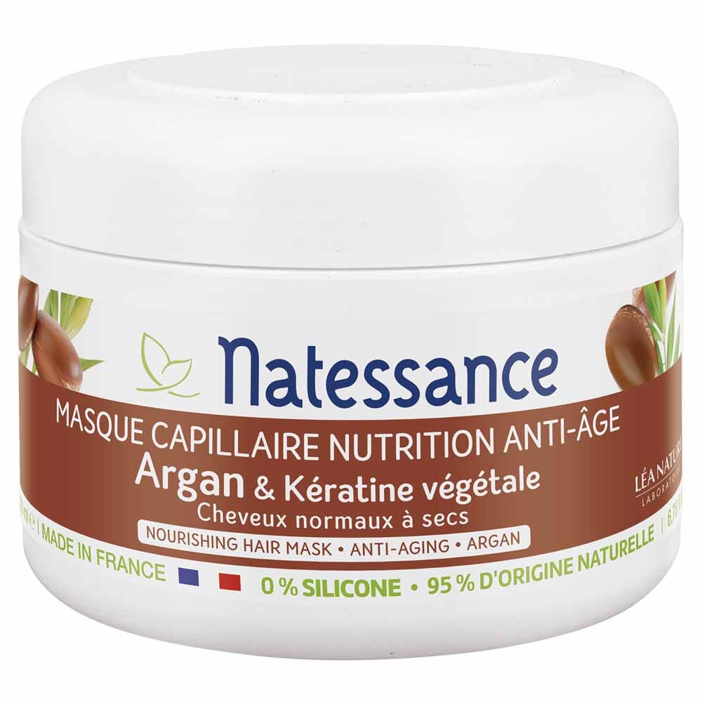 Natessance Capillaires Masque Et Keratine Vegetale 200ml