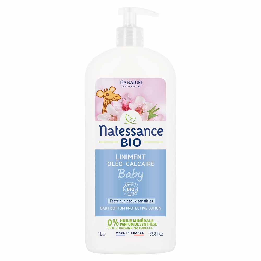 Natessance Bebe Liniment Oleo Calcaire Soin Pour Le Change Bio 1L