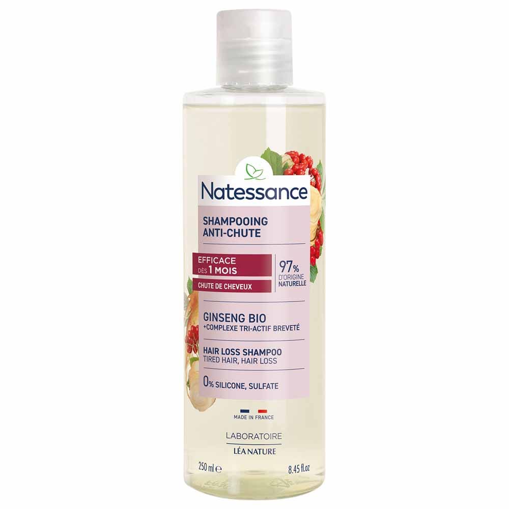 Natessance Capillaires Shampoing Anti-Chute Tous Types de Chutes 250ml