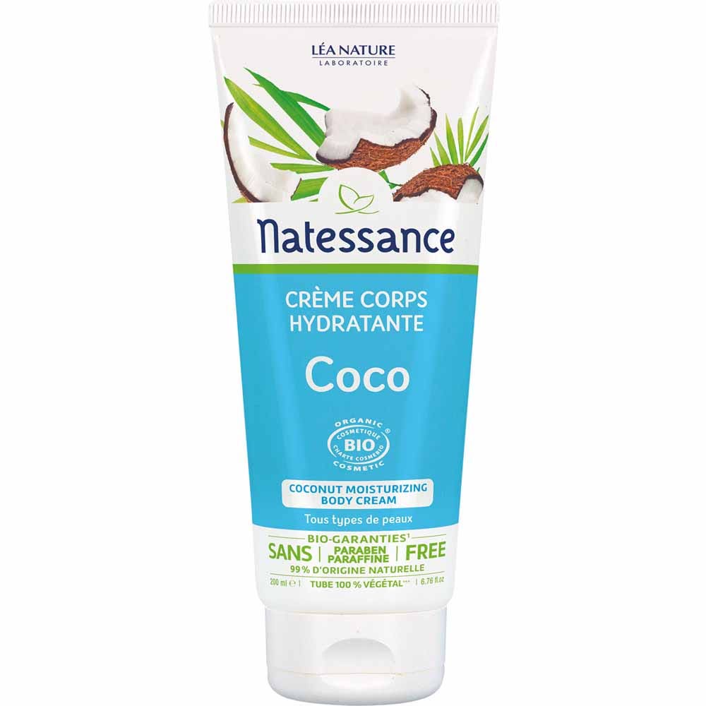 Natessance Coco Creme Corps Hydratante 200ml
