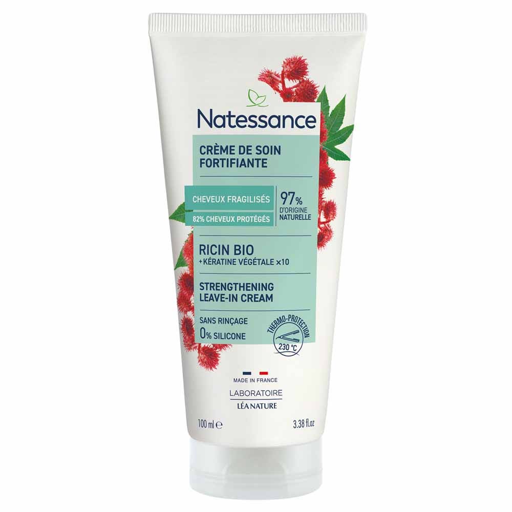 Natessance Capillaires Creme De Soin Capillaire Huile De Ricin 100ml