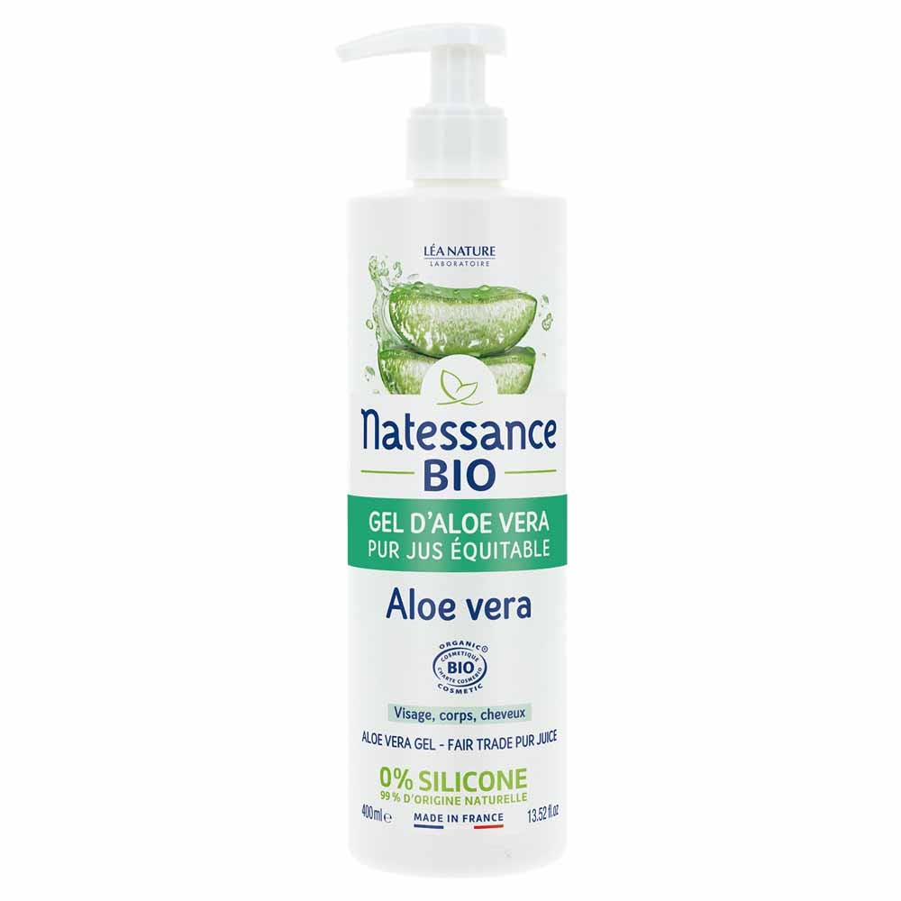 Natessance Gel dAloe vera Pur jus Equitable Bio 400ml