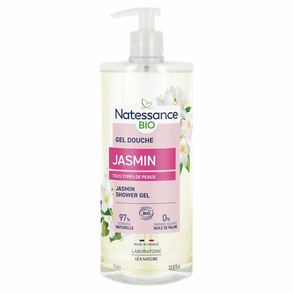 Natessance Douches Gel Douche Jasmin Floral Bio 1L