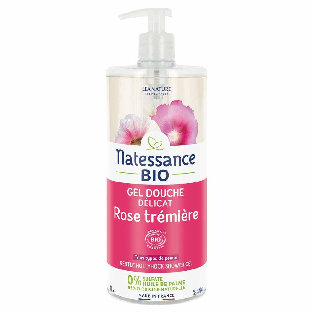 Natessance Douches Gel Douche Rose Tremiere Douceur 1L