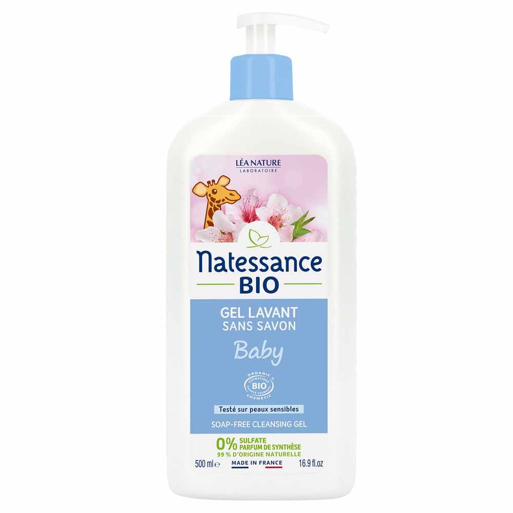 Natessance Bebe Gel Lavant Sans Savon Bio 500ml